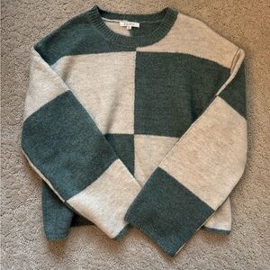 Color block sweater